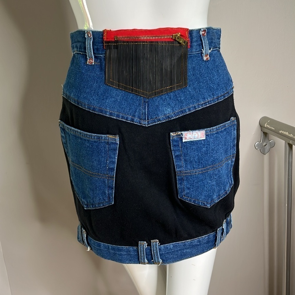 Denim Sz 2-4 Micro Denim Mini Skirt